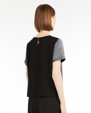  WEEKEND MAX MARA - Áo thun nữ cổ tròn tay ngắn Amburgo 