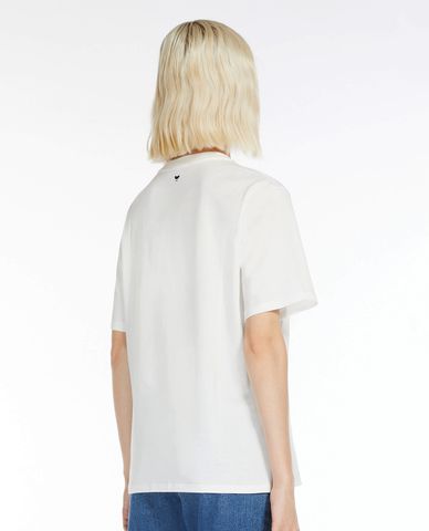  WEEKEND MAX MARA - Áo thun nữ cổ tròn tay ngắn Gattini 