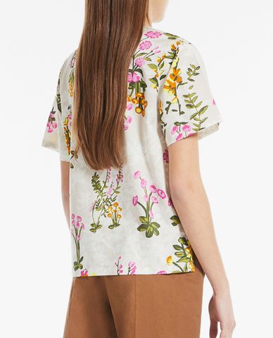  WEEKEND MAX MARA - Áo thun nữ ngắn tay cổ tròn Fiorina 