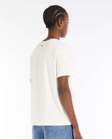  WEEKEND MAX MARA - Áo thun nữ cổ tròn tay ngắn Vello 