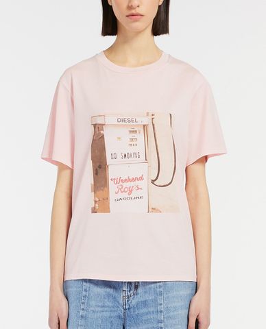  WEEKEND MAX MARA - Áo thun nữ cổ tròn tay ngắn Palmi 