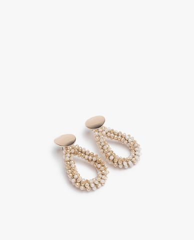  CECI - Khuyên tai nữ dạng xâu chuỗi đính đá sang trọng 