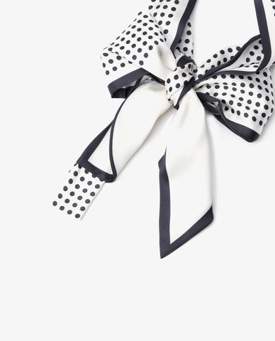  CECI - Khăn choàng nữ dáng dài hoạ tiết chấm bi độc đáo 