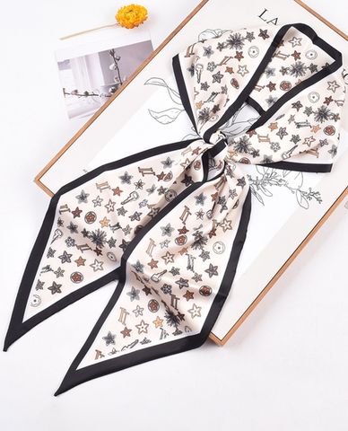  CECI - Khăn choàng nữ dáng dài phối hoạ tiết 