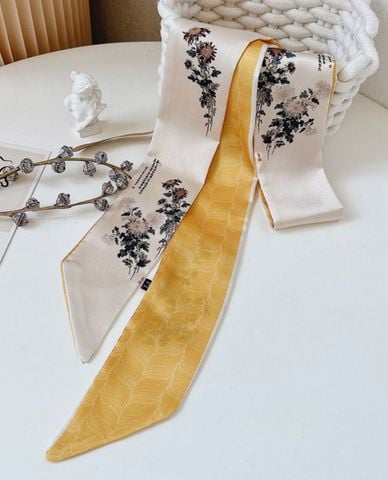  CECI - Khăn choàng nữ dáng dài in hoa sang trọng 