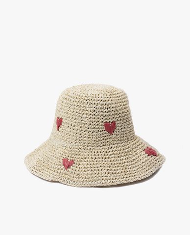  CECI - Nón rộng vành nữ đan móc thời trang 