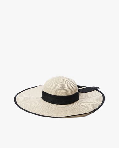  CECI - Nón rộng vành nữ thắt nơ nữ tính 