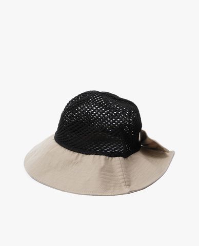  CECI - Nón rộng vành nữ phối lưới cá tính 