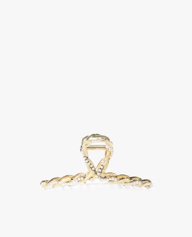  CECI - Kẹp tóc nữ dạng xoắn phối ngọc trai nhỏ thời trang 