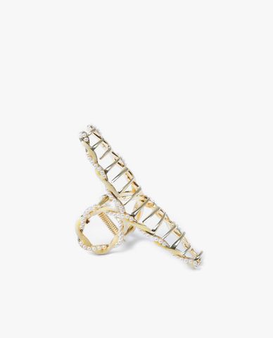  CECI - Kẹp tóc nữ dạng xoắn phối ngọc trai nhỏ thời trang 