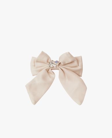  CECI - Kẹp tóc nữ hình nơ đính đá sang trọng 