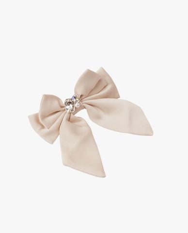  CECI - Kẹp tóc nữ hình nơ đính đá sang trọng 