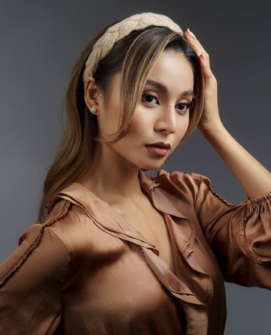  CECI - Băng đô cài tóc nữ bản dày thời trang 