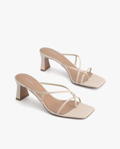  PEDRO - Giày sandals cao gót nữ hở mũi quai mảnh thời trang 