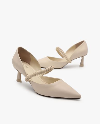  PEDRO - Giày cao gót nữ bít mũi Leather Terrazo 