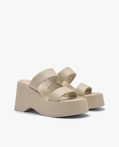  PEDRO - Giày sandals đế xuồng nữ quai ngang Bianca 