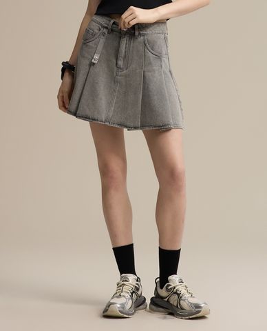  PALLADIUM - Chân váy denim mini thời thượng 