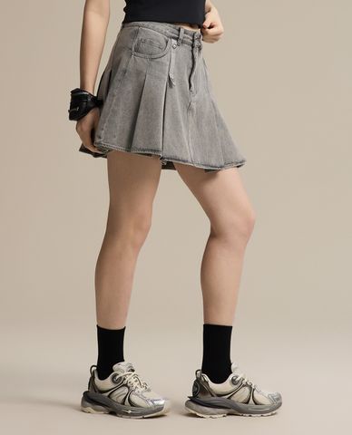  PALLADIUM - Chân váy denim mini thời thượng 