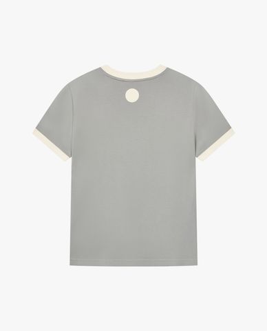  PALLADIUM - Áo thun nữ cổ tròn tay ngắn trẻ trung 