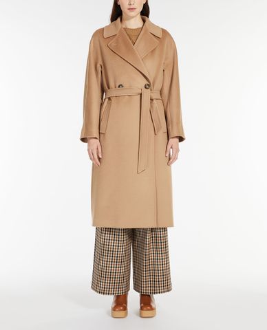  WEEKEND MAX MARA - Áo khoác măng tô nữ dáng dài thanh lịch Resina 
