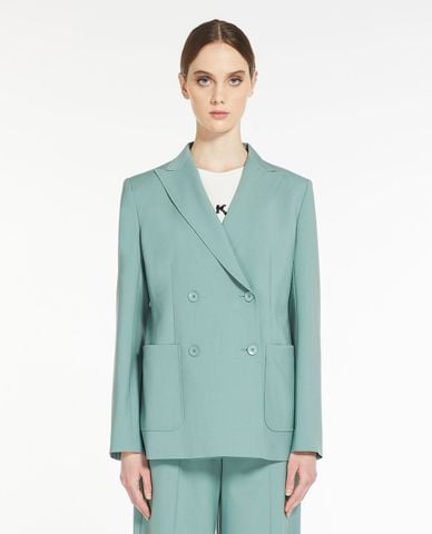  WEEKEND MAX MARA - Áo blazer nữ phối nút cài thanh lịch Nervoso 
