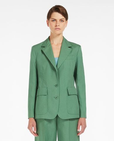  WEEKEND MAX MARA - Áo khoác blazer cổ V tay dài Dattero 