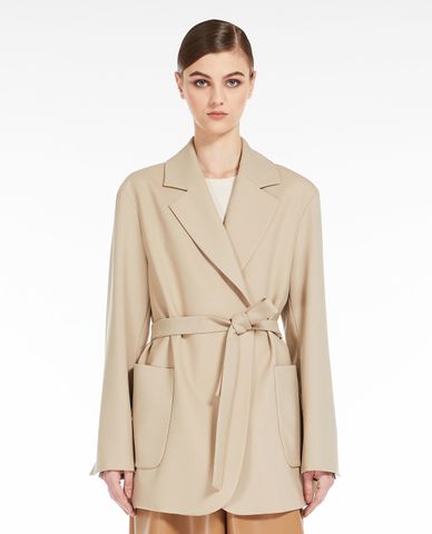  WEEKEND MAX MARA - Áo khoác măng tô nữ phối thắt lưng Milord 