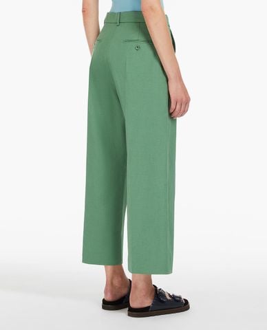  WEEKEND MAX MARA - Quần ống rộng xếp li Zircone 