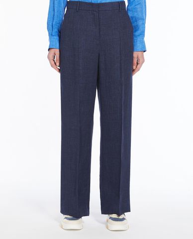  WEEKEND MAX MARA - Quần nữ ống rộng xếp li Malizia 