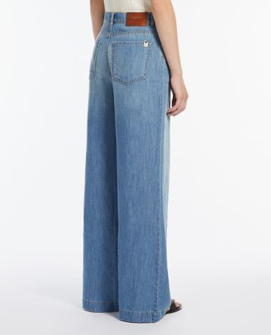  WEEKEND MAX MARA - Quần jeans nữ ống rộng Volpino 