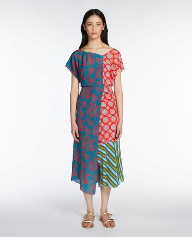  WEEKEND MAX MARA. - Đầm midi ngắn tay phom suông Jader 