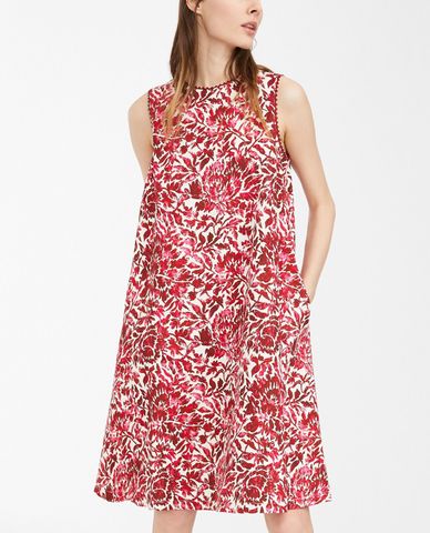  WEEKEND MAX MARA - Đầm mini cổ tròn sát nách trẻ trung Cotton Pique 