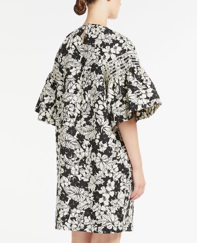  WEEKEND MAX MARA - Đầm mini cổ tròn tay ngắn ống rộng phom suông Ondina 