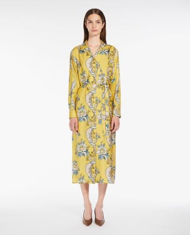 WEEKEND MAX MARA - Đầm sơ mi cổ bẻ tay dài midi Gaia 