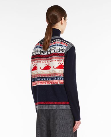  WEEKEND MAX MARA - Áo khoác gilet nữ cổ tròn Sughero 