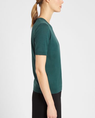  WEEKEND MAX MARA - Áo sweater nữ ngắn tay Silk And Cotton Yarn 