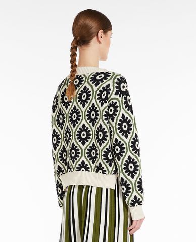  WEEKEND MAX MARA - Áo sweater nữ cổ tròn tay dài Tavola 