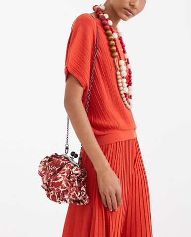  WEEKEND MAX MARA - Ví nữ cầm tay viền bèo thời trang 