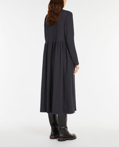  WEEKEND MAX MARA - Đầm xếp li midi phom suông tay dài Aversa 