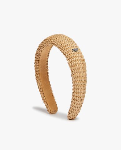  WEEKEND MAX MARA - Băng đô cài tóc bản vừa đính logo Eschilo 