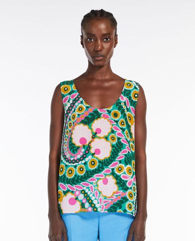  WEEKEND MAX MARA - Áo sát nách nữ phom suông cổ tròn Edgard 