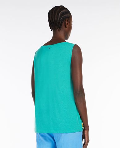  WEEKEND MAX MARA - Áo sát nách nữ phom suông cổ tròn Edgard 