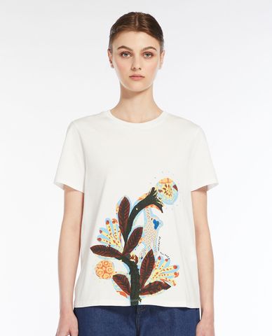  WEEKEND MAX MARA - Áo thun nữ cổ tròn tay ngắn Murano 