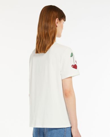  WEEKEND MAX MARA - Áo thun cổ tròn tay ngắn phối hoạ tiết Cinema 