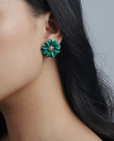  CECI - Khuyên tai nữ hình bông hoa nhiều cánh 