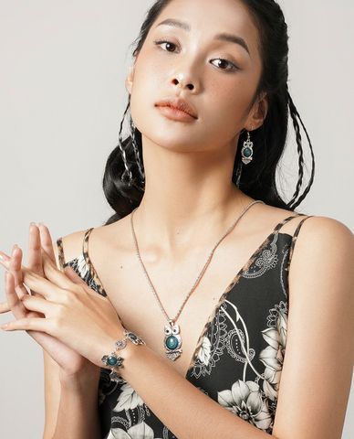  CECI - Bộ 3 món trang sức nữ kim loại thiết kế độc đáo 