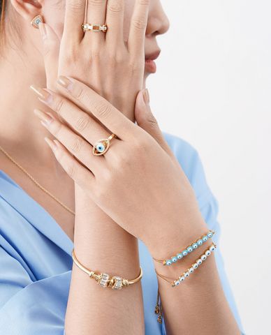  CECI - Vòng đeo tay nữ dây mảnh phối thiết kế độc đáo 