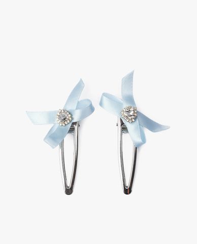  CECI - Set 2 kẹp tóc nữ nhỏ thắt nơ xinh xắn 