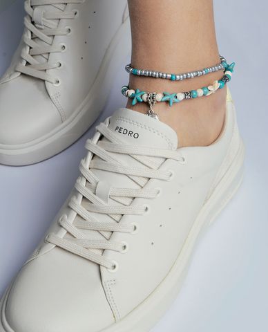  CECI - Bộ 2 vòng đeo chân nữ chuỗi hạt nhiều màu nổi bật 