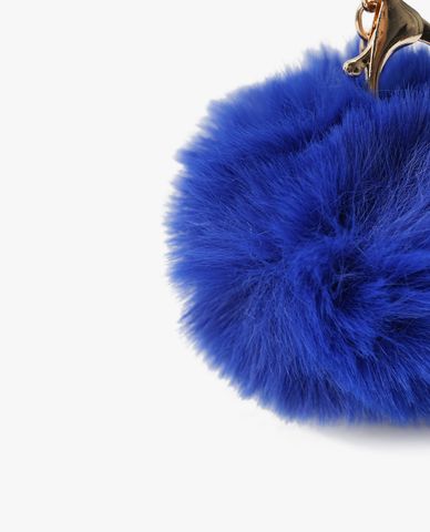  CECI - Móc khóa nữ hình cục bông tròn đơn giản 